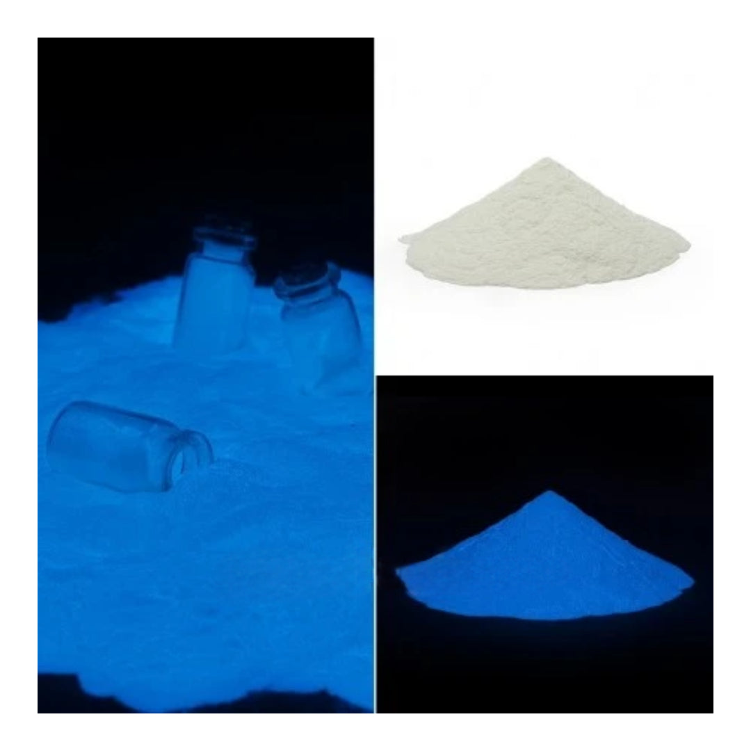 Blue phosphorescent pigment